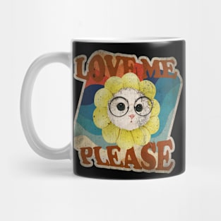 Love Me Cat Vintage Mug